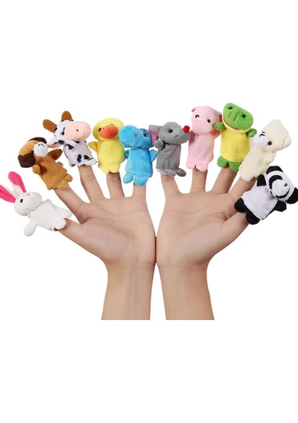 AUSTINYANXUAN1PARMAK Bebek Seti Ebeveyn-Çocuk Etkileşimli Peluş Parmak Karyolaları (Yurt Dışından)