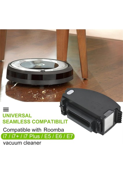 Irobot Roomba I3 I3+ I4 I4+ I6 I6+ I7 I7+ I8 I8+ E5 E6 E7 J7 Robot Süpürge Toz Toplama Kutusu Için Yedek Toz Kutusu (Yurt Dışından)