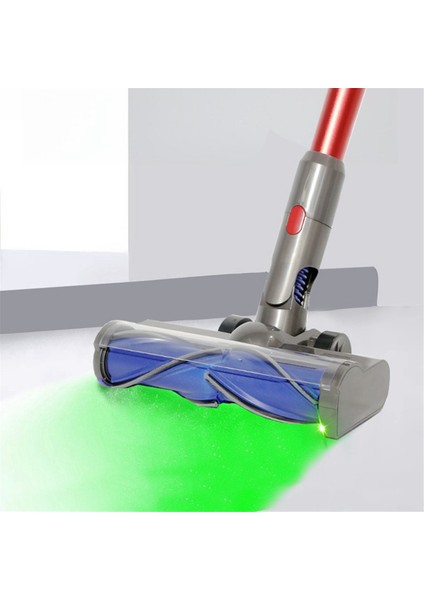 Dyson V7 V8 V10 V11 V15 Elektrikli Süpürge Için Sert Zemin Aparatı LED Işıklı V Şeklinde Turbo Kıl Fırça Temizleme Başlığı (Yurt Dışından)