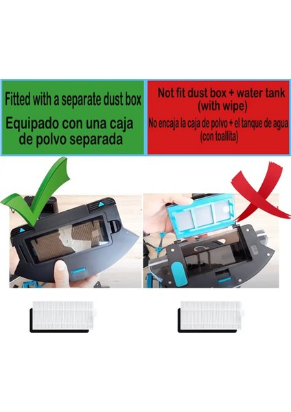 Conga 1090 1790 Titanium Ultra Vakumlu Süpürge Ana Yan Fırça Filtre Paspas Fırça Parça Aksesuar Seti (Yurt Dışından)