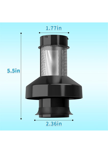 Tineco A10/A11/S11 Pure ONE/S12 Serisi Elektrikli Süpürgeye Uygun Yedek Filtre Tutucu, Yıkanabilir Vakumlu Ağ Filtresi (Yurt Dışından)