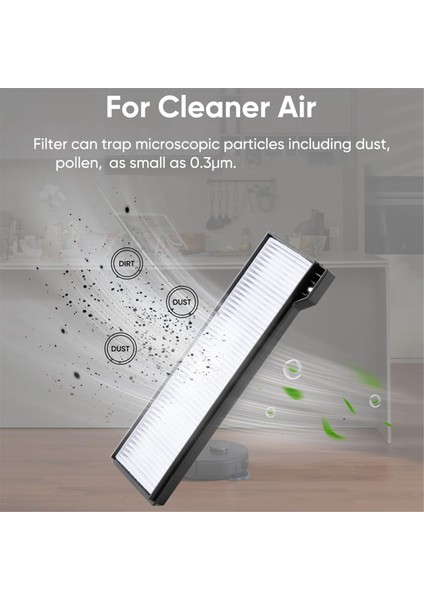 Eufy X10 Pro Omni Robot Süpürge Parçaları Için 4 Paket Yedek Vakum Filtresi (Yurt Dışından)