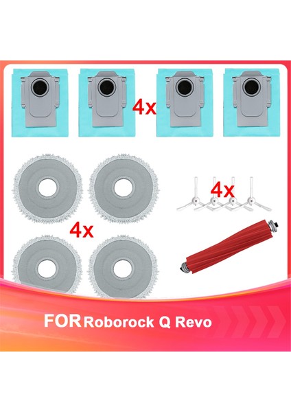 Roborock P10 Süpürme Robotu Aksesuarları Roborock Q Revo Süpürme Robotu Aksesuarları Aktif Karbon Toz Torbası (Yurt Dışından)