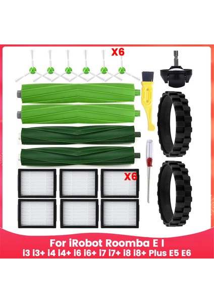 Irobot Roomba Eı Serisi I3 I3+ I4 I4+ I6 I6+ I7 I7+ I8 I8+ Plus E5 E6 Elektrikli Süpürge Aksesuarları Için Yedek Parçalar (Yurt Dışından)