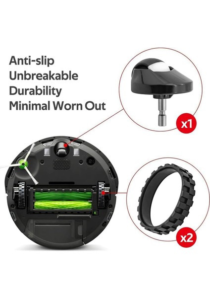 Irobot Roomba Eı Serisi I3 I3+ I4 I4+ I6 I6+ I7 I7+ I8 I8+ Plus E5 E6 Elektrikli Süpürge Aksesuarları Için Yedek Parçalar (Yurt Dışından)