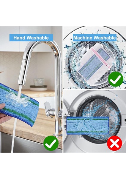 Irobot Braava Jet M6 Ultimate Robot Mop 6012, 6110, 6112, 6113 Için 9 Adet Islak Paspas Pedi Yıkanabilir ve Tekrar Kullanılabilir Paspas Bezi (Yurt Dışından)