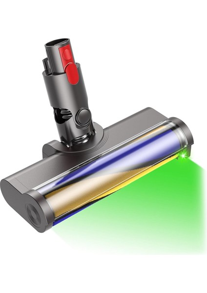 Dyson V7 V8 V10 V11 V15 Sert Zemin Fırça Başlığı Yedek Parçaları Toz Algılama Işığı ile Fırça Başlığı (Yurt Dışından)