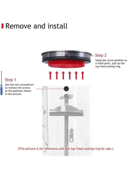 Dyson V10 Slim V12 Dijital Slim Elektrikli Süpürge Yedek Parçaları Için Toz Haznesi Kova Üstü Sabit Sızdırmazlık Halkası (Yurt Dışından) fırsatları