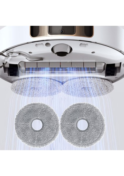 Roborock Qrevo MASTER/V20/P10S Pro Robot Süpürge Yedek Parçaları Mikrofiber Paspas Bezi Için 12 Adet Paspas Pedi (Yurt Dışından)