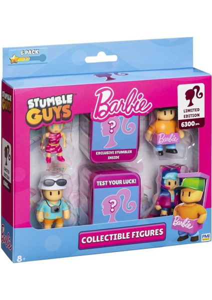 x Barbie 6’lı Figür Seti - Sarışın Barbie
