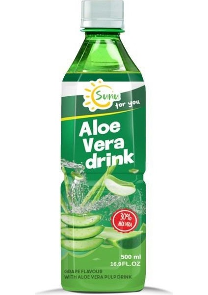Üzüm Aromalı Aloe Vera Parçacıklı İçecek