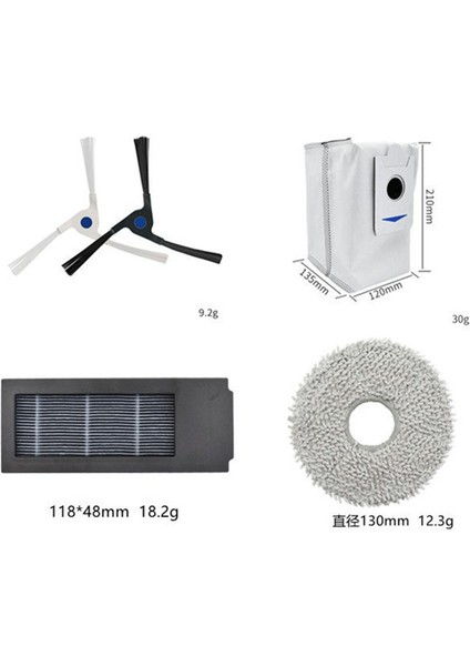 Ecovacs X2/x2 Pro Robot Süpürge Aksesuarları Robot Süpürge Aksesuarları Robot Süpürge Parçaları (Yurt Dışından)