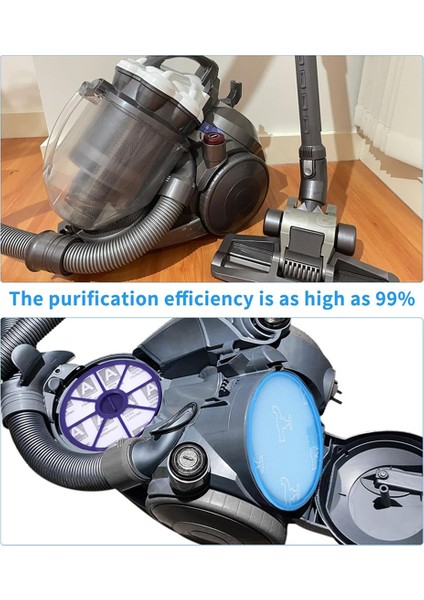 Dyson DC19, DC20, DC21, DC29 Için Hepa Filtreli Elektrikli Süpürge Aksesuarları, Üst ve Alt Motor Için Yedek Filtre (Yurt Dışından)