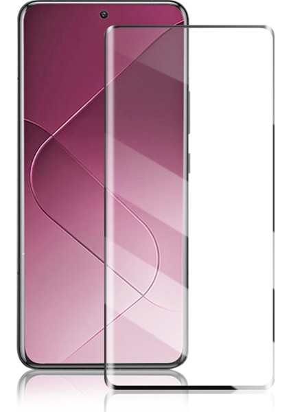 Xiaomi 14 Ultra Ekran Koruyucu Için 3D Kavisli Tam Tutkal Temperli Cam Filmi (Yurt Dışından)