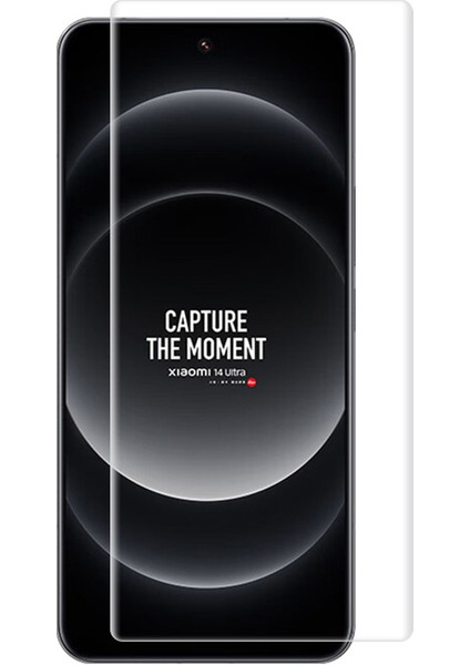 Xiaomi 14 Ultra Ekran Koruyucu Uv Sıvı Kavisli Şeffaf Csg Cam Filmi Desteği Parmak Izi Kilidini Açma (Yurt Dışından)
