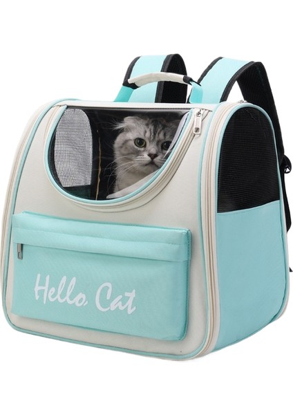 Kedi Çantası Nefes Alabilir Dış Mekan Pet Çantası (Yurt Dışından)