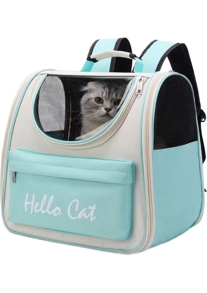 Kedi Çantası Nefes Alabilir Dış Mekan Pet Çantası (Yurt Dışından)