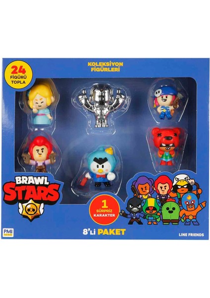 Delüks 8'li Figür Seti S1 - Piper'li Set