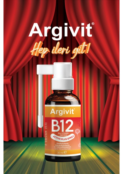 Active Plus B12 Vitamin Sprey 30 ml 3'lü Paket