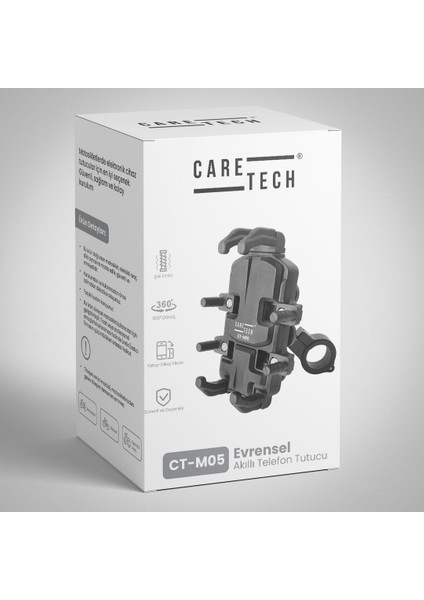 CT-M05 Titreşim Modüllü Telefon Tutucu