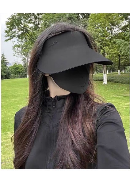 Dikişsiz Güneş Koruması Kore Tarzı Nefes Alabilen Ultraviyole Karşıtı Güneşlik Dikişsiz Entegre Boş Üst Rulo Güneş Şapkası (Yurt Dışından) indirimleri