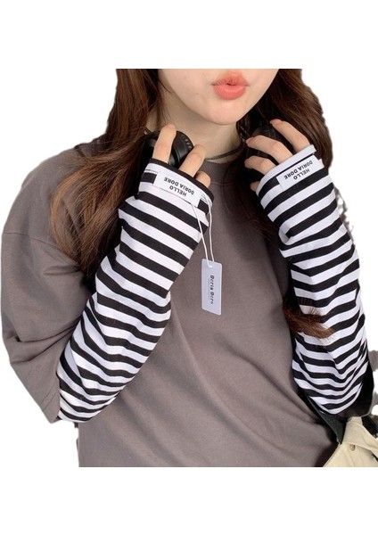 Polyester Pamuk Gevşek Büyük Boy Elastik Güneş Koruma Kollu (Yurt Dışından)