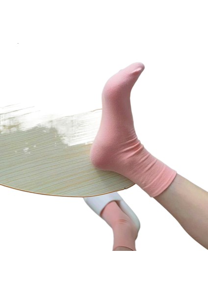 Ter Emici, Deodorantlı, Nefes Alabilen, Kemiksiz Yazlık Ince Orta Tüplü Çoraplar (5 Çift) (Yurt Dışından)