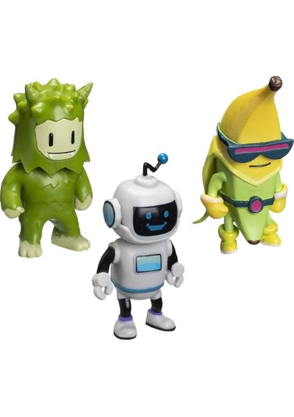 3’lü Figür Seti PMI/SG2220 - Swamp Troll – Super Banana – Stumblebot Mk3