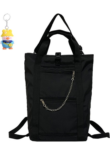 Erkek Okul Çantası Büyük Kapasiteli Moda Basit Kadın Üniversite Öğrencisi Lise Öğrencisi Sırt Çantası Ortaokul (Yurt Dışından)