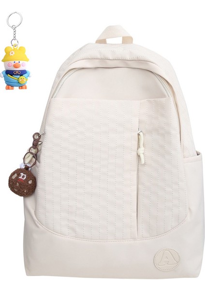 Sırt Çantası Çift Tarzı Basit ve Çok Yönlü Gündelik Sırt Çantası Büyük Kapasiteli Ortaokul ve Lise Üniversite (Yurt Dışından)