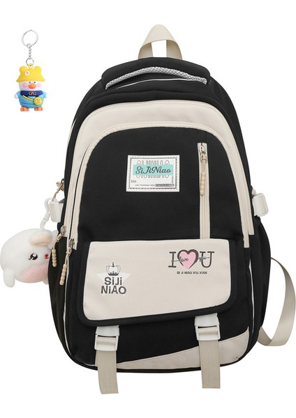 Ortaokul Öğrencisi Okul Çantası Seyahat Çifti Sırt Çantası Rahat Basit Sırt (Yurt Dışından)