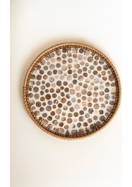 Meander Multi Dairesel Rattan 2 Li Tepsi 34 cm - 29 cm 5123 indirimleri