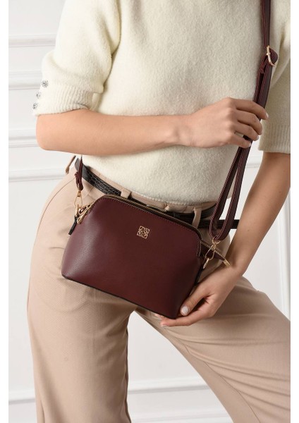 Kadın Kaliteli Işçilik Omuz ve Çapraz Askılı Çanta