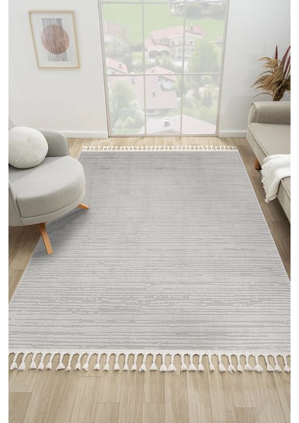 Koza Hayad Monaco Gri Halı Salon Oturma Odası Yatak Odası Koridor Makine Halısı 33203G