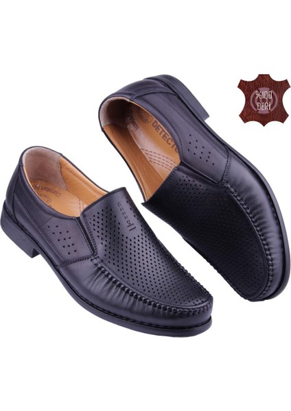 Hakiki Deri Ortopedik Delikli Erkek Günlük Ayakkabı DTC0288-2 modelleri