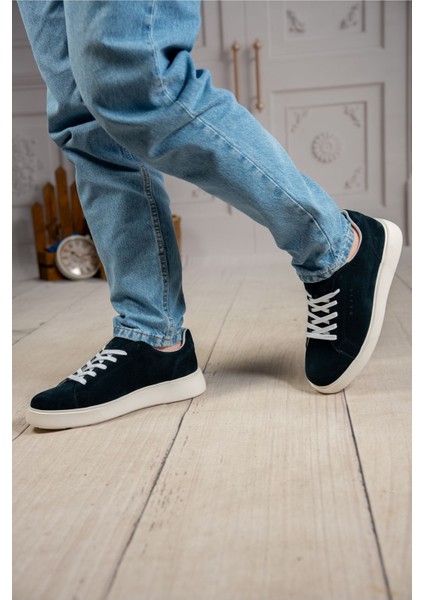 Erkek Deri Bağcıklı Ayakkabı - Süet Erkek Ayakkabı