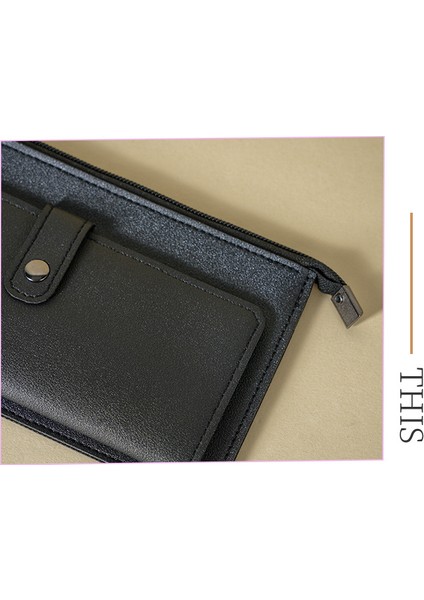 Bayan Cüzdan Uzun Çoklu Kart Yuvası Taşınabilir Toka Kart Tutucu Clutch (Yurt Dışından)