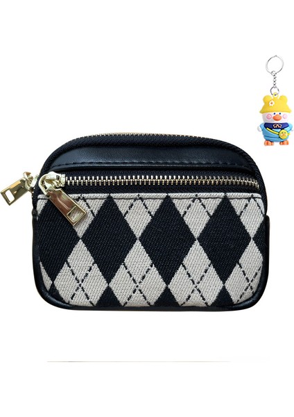Para Cüzdanı Kadın Mini Moda Ultra Ince Küçük Cüzdan Fermuarlı Para Çantası Kısa (Yurt Dışından)