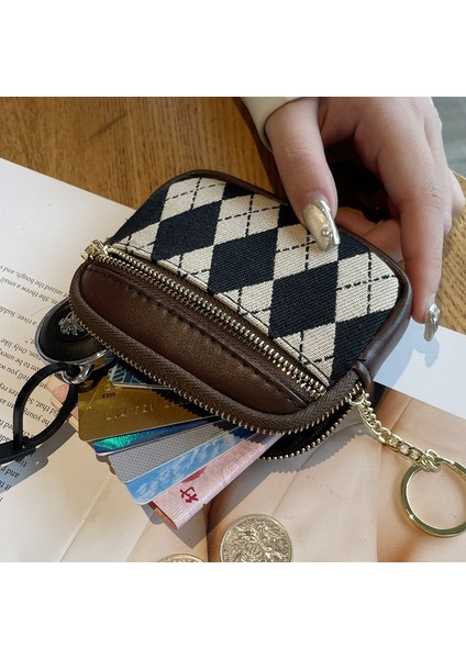 Para Cüzdanı Kadın Mini Moda Ultra Ince Küçük Cüzdan Fermuarlı Para Çantası Kısa (Yurt Dışından) modelleri
