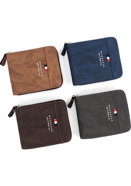 Erkek Cüzdan Büyük Kapasiteli Fermuarlı Çanta Para Cüzdanı Erkek Buzlu Kısa Zincir Cüzdan Çantası (Yurt Dışından) modelleri