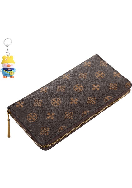 Bayanlar Cüzdanı Çoklu Kart Yuvası Orta Uzunluk Elli Çanta Büyük Kapasiteli Fermuarlı Elli Çanta (Yurt Dışından)