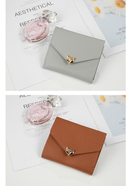 Küçük Cüzdan Kadın Kısa Katlanır Sevimli Mini Moda Cüzdan Para Cüzdan (Yurt Dışından) modelleri