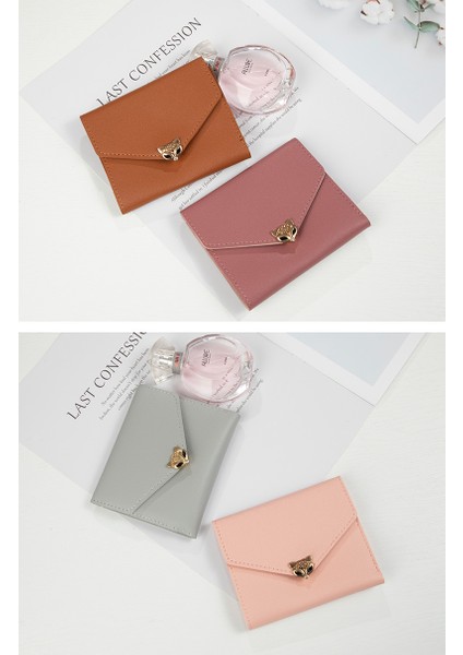 Küçük Cüzdan Kadın Kısa Katlanır Sevimli Mini Moda Cüzdan Para Cüzdan (Yurt Dışından) indirimleri