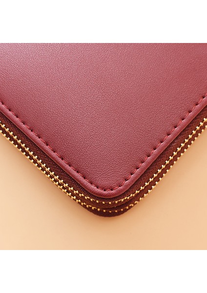 Cüzdan Kadın Uzun Moda Bilek Clutch Çanta Karikatür Kelebek Çift Fermuar Büyük Kapasiteli Cep Telefonu (Yurt Dışından)