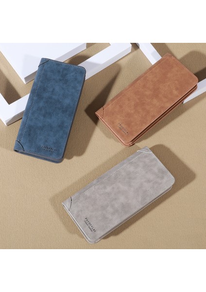 Erkek Cüzdan Uzun Cüzdan Kart Tutucu Moda Ana Akım Çok Yönlü Erkek Cüzdan (Yurt Dışından) indirimleri