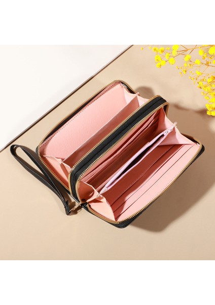 Bayan Cüzdan Clutch Moda Büyük Kapasiteli Kadın Cüzdan Cep Telefonu Para Cüzdanı (Yurt Dışından)