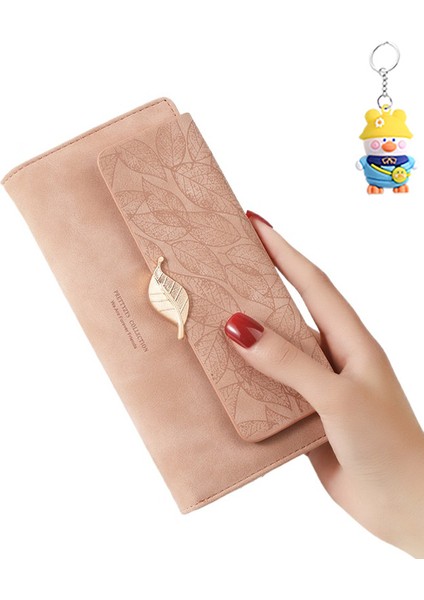 Bayanlar Uzun Cüzdan Büyük Kapasiteli Kadın Clutch Kart Tutucu (Yurt Dışından)