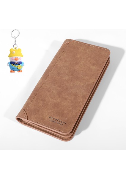 Erkek Cüzdan Uzun Cüzdan Kart Tutucu Moda Ana Akım Çok Yönlü Erkek Cüzdan (Yurt Dışından)