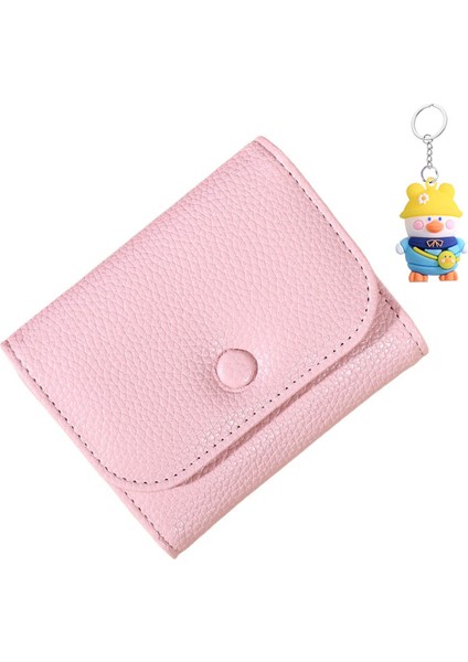 Kız Öğrenci Cüzdan Çok Yönlü Üç Katlı Cüzdan Çok Fonksiyonlu Mini Versiyonu Küçük Cüzdan Kadınlar Için Çok Kart Yuvası Kart Tutucu (Yurt Dışından)