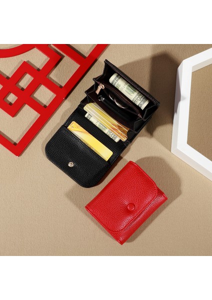 Kız Öğrenci Cüzdan Çok Yönlü Üç Katlı Cüzdan Çok Fonksiyonlu Mini Versiyonu Küçük Cüzdan Kadınlar Için Çok Kart Yuvası Kart Tutucu (Yurt Dışından) modelleri